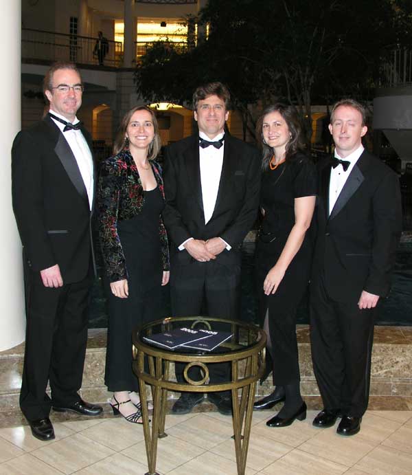 The Chromies pose in their finery