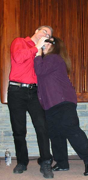 Alan and Deb having a moment