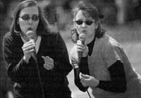 Karen & Lisa sing