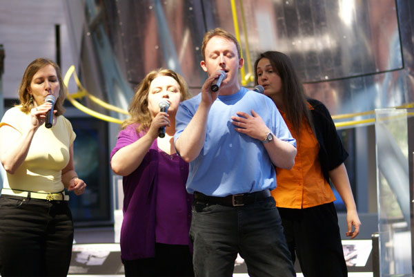 singing at NASM