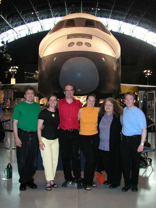 Chromatics in front of the Space Shuttle