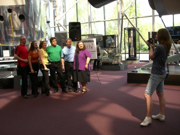 Nyssa shooting the Chromies at NASM