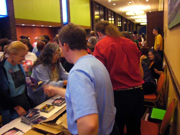 photo at CD sales table